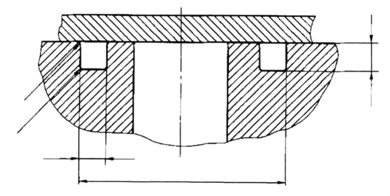 液壓氣動(dòng)用O形橡膠密封圈 溝槽尺寸